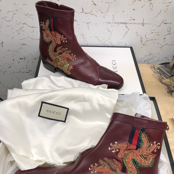 gucci cowboy boots mens